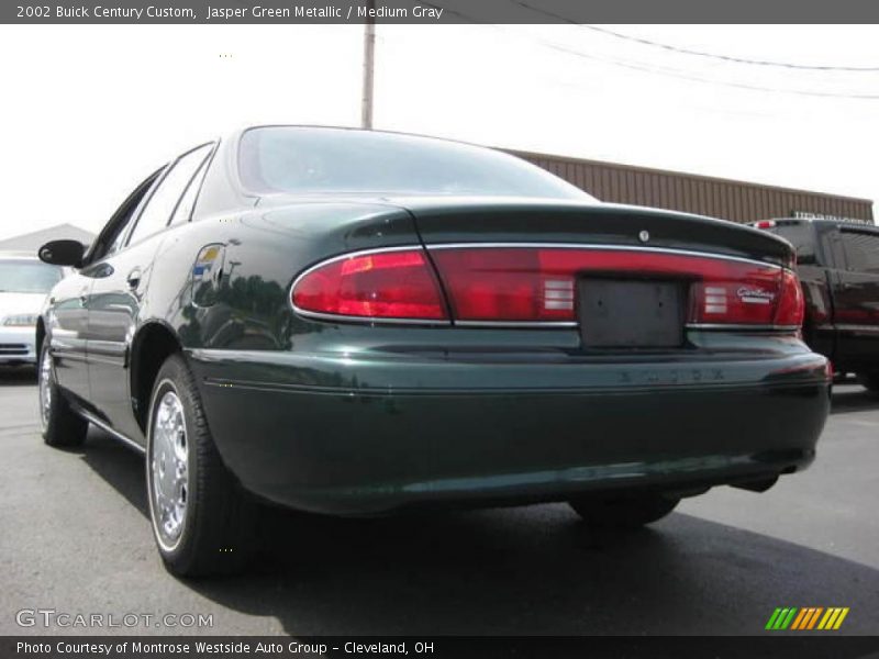 Jasper Green Metallic / Medium Gray 2002 Buick Century Custom