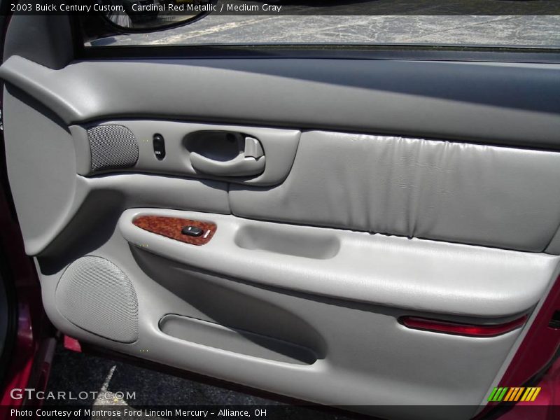 Cardinal Red Metallic / Medium Gray 2003 Buick Century Custom