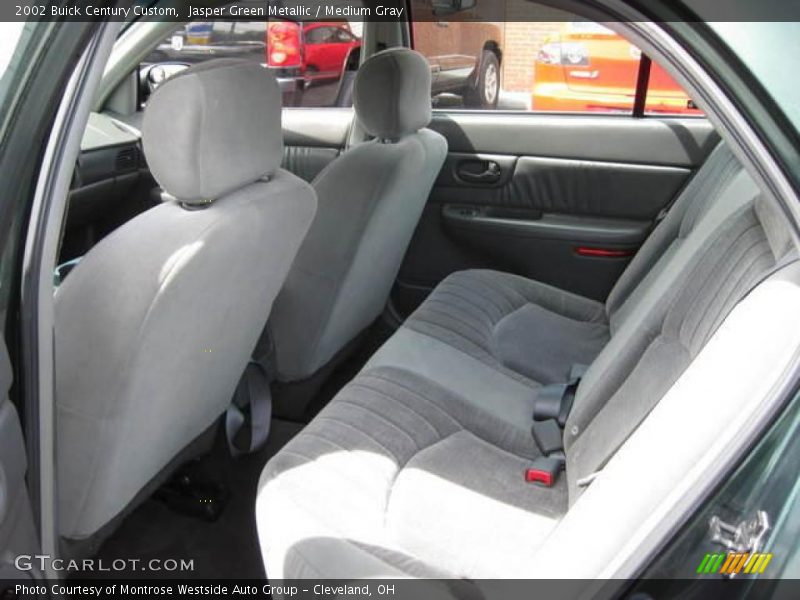Jasper Green Metallic / Medium Gray 2002 Buick Century Custom