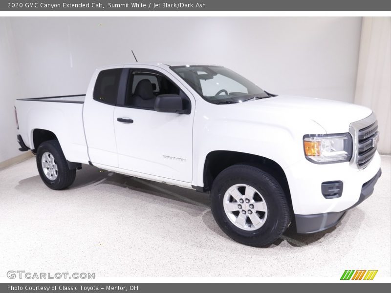 Summit White / Jet Black/Dark Ash 2020 GMC Canyon Extended Cab