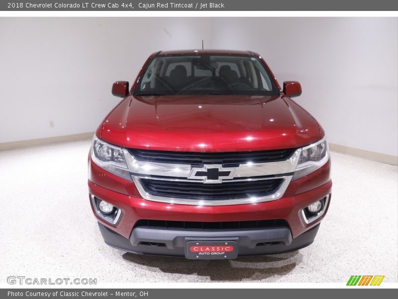 Cajun Red Tintcoat / Jet Black 2018 Chevrolet Colorado LT Crew Cab 4x4