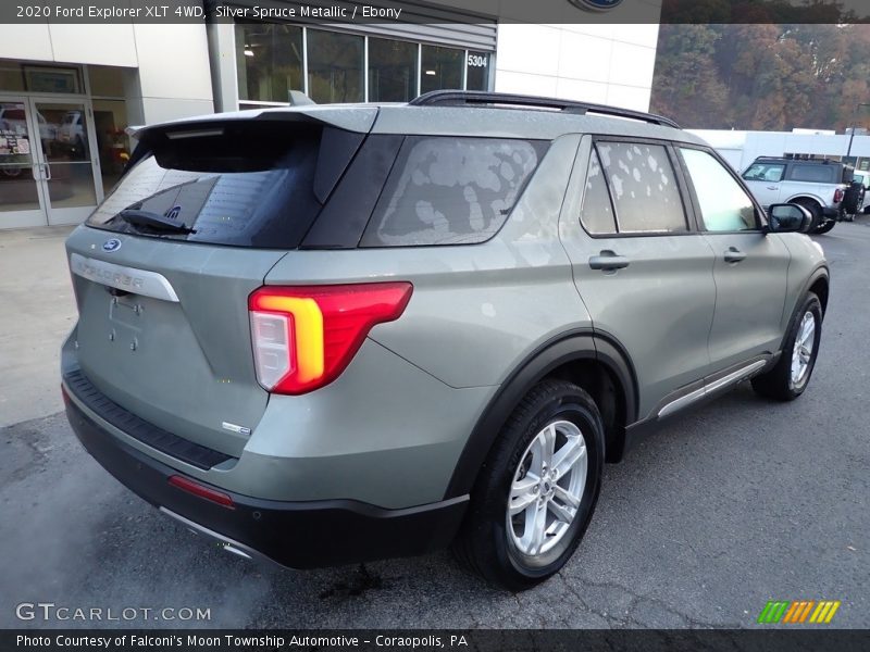 Silver Spruce Metallic / Ebony 2020 Ford Explorer XLT 4WD