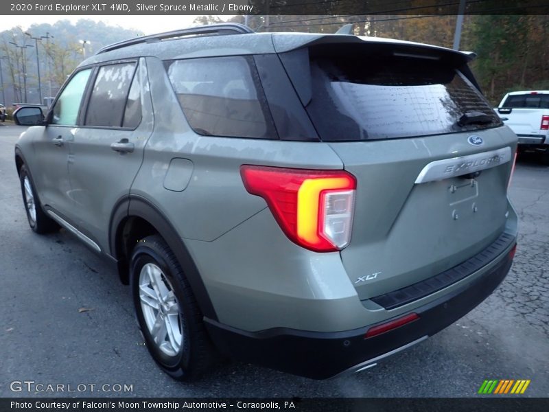 Silver Spruce Metallic / Ebony 2020 Ford Explorer XLT 4WD