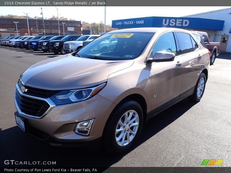 Sandy Ridge Metallic / Jet Black 2019 Chevrolet Equinox LT