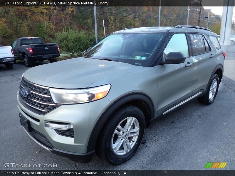 Silver Spruce Metallic / Ebony 2020 Ford Explorer XLT 4WD