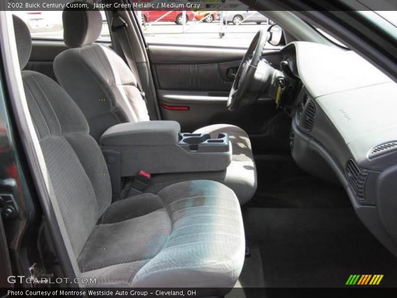 Jasper Green Metallic / Medium Gray 2002 Buick Century Custom