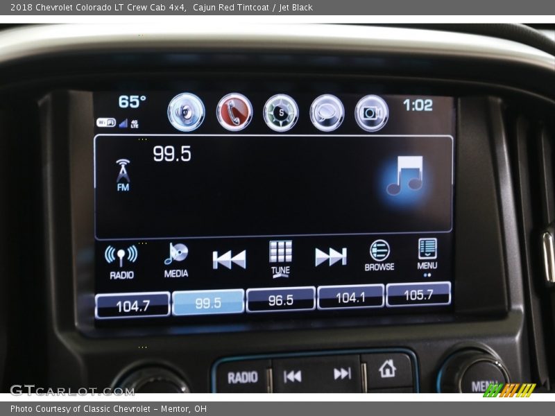 Cajun Red Tintcoat / Jet Black 2018 Chevrolet Colorado LT Crew Cab 4x4
