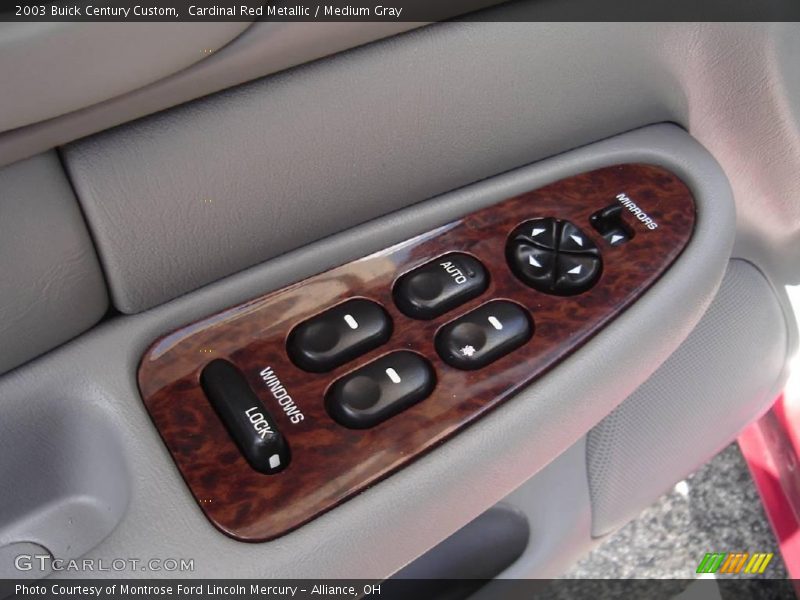 Cardinal Red Metallic / Medium Gray 2003 Buick Century Custom