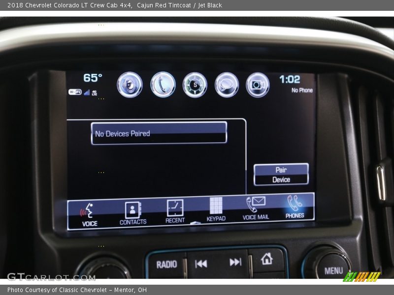 Cajun Red Tintcoat / Jet Black 2018 Chevrolet Colorado LT Crew Cab 4x4