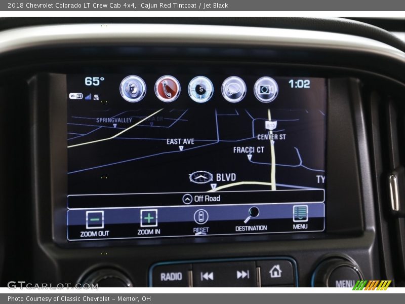 Cajun Red Tintcoat / Jet Black 2018 Chevrolet Colorado LT Crew Cab 4x4