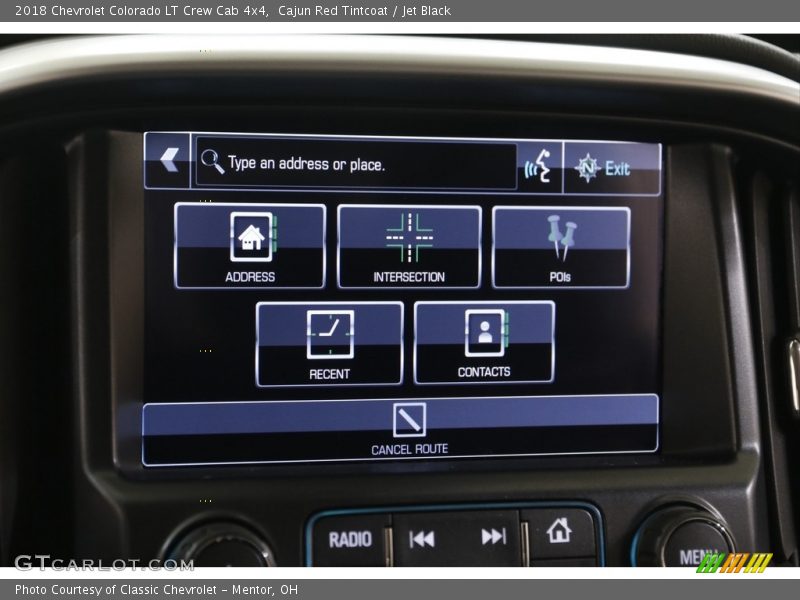 Cajun Red Tintcoat / Jet Black 2018 Chevrolet Colorado LT Crew Cab 4x4