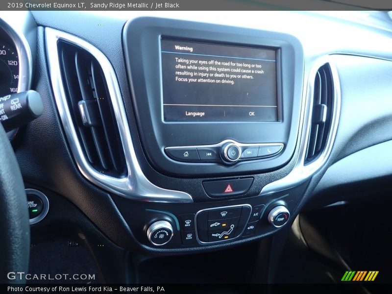 Sandy Ridge Metallic / Jet Black 2019 Chevrolet Equinox LT