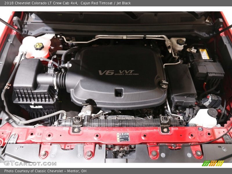 Cajun Red Tintcoat / Jet Black 2018 Chevrolet Colorado LT Crew Cab 4x4