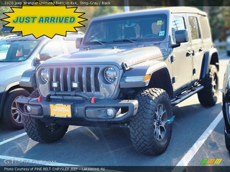 Sting-Gray / Black 2020 Jeep Wrangler Unlimited Rubicon 4x4