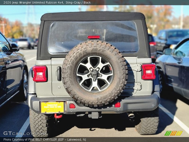 Sting-Gray / Black 2020 Jeep Wrangler Unlimited Rubicon 4x4