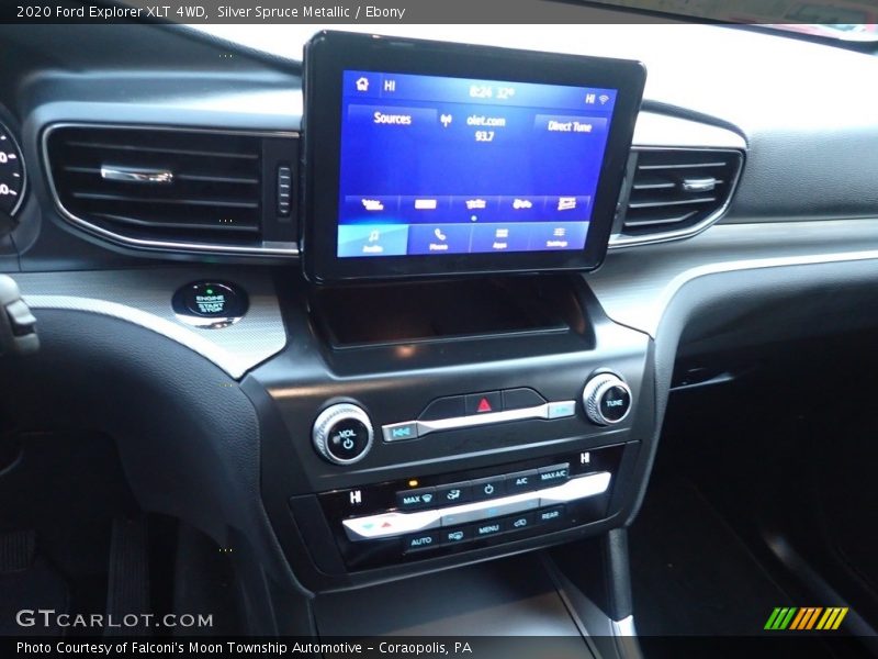 Silver Spruce Metallic / Ebony 2020 Ford Explorer XLT 4WD
