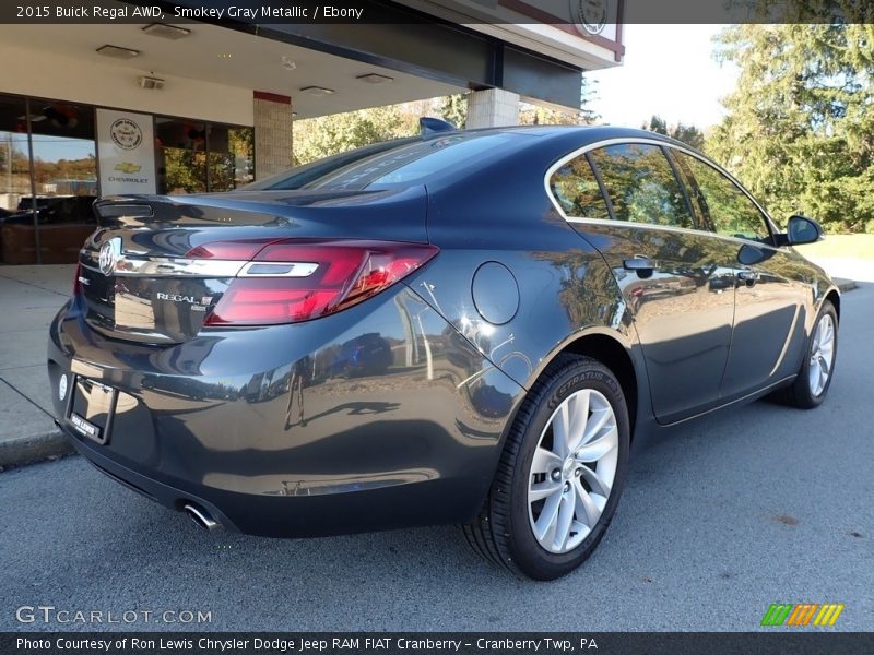 Smokey Gray Metallic / Ebony 2015 Buick Regal AWD