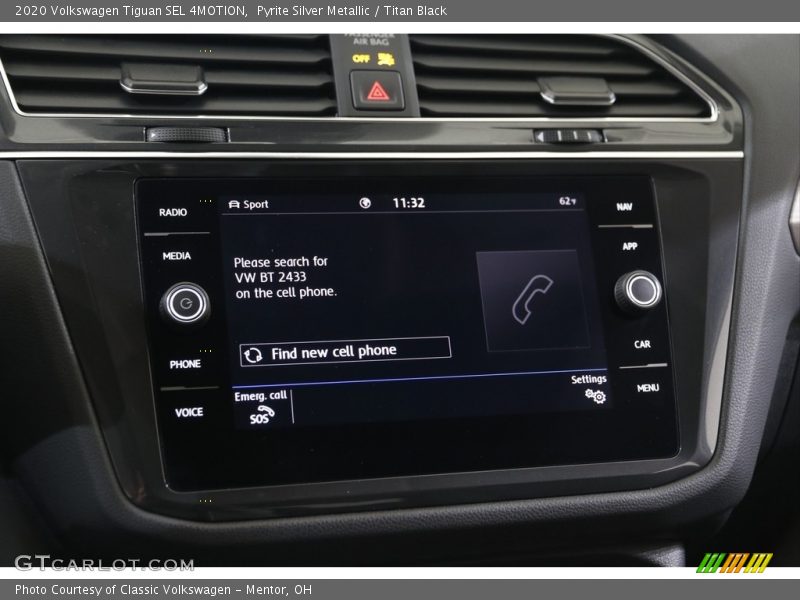 Pyrite Silver Metallic / Titan Black 2020 Volkswagen Tiguan SEL 4MOTION
