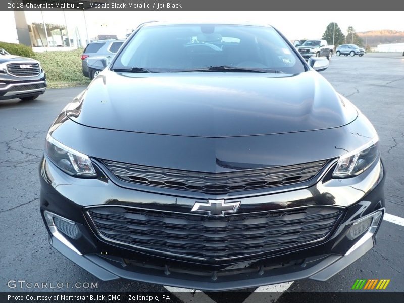 Mosaic Black Metallic / Jet Black 2018 Chevrolet Malibu LT