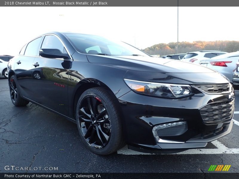 Mosaic Black Metallic / Jet Black 2018 Chevrolet Malibu LT
