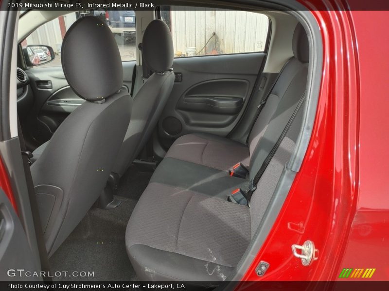 Infrared Metallic / Black 2019 Mitsubishi Mirage ES
