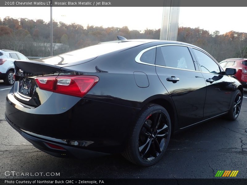 Mosaic Black Metallic / Jet Black 2018 Chevrolet Malibu LT