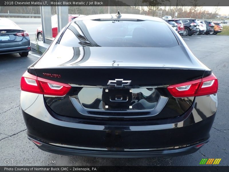 Mosaic Black Metallic / Jet Black 2018 Chevrolet Malibu LT