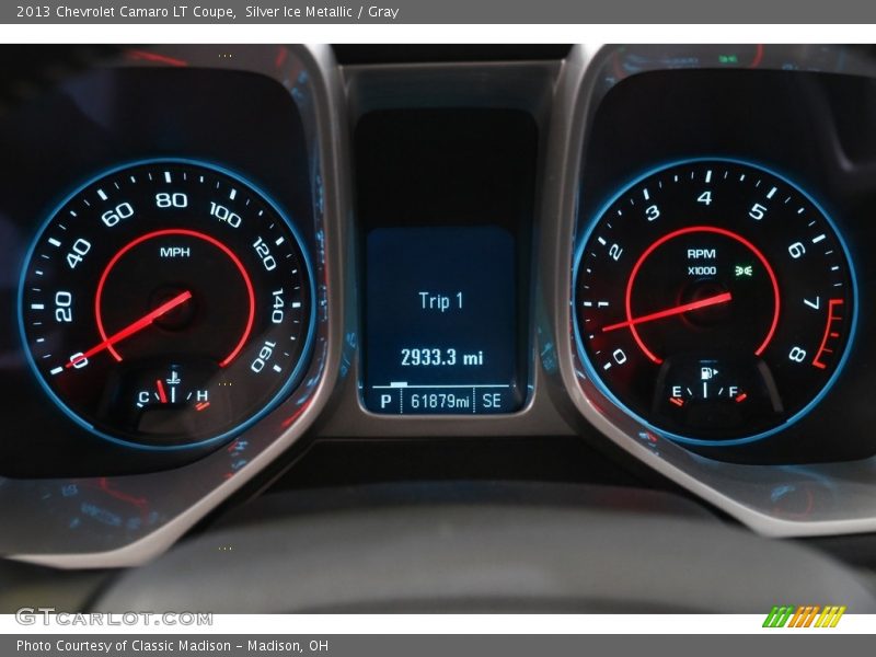 Silver Ice Metallic / Gray 2013 Chevrolet Camaro LT Coupe