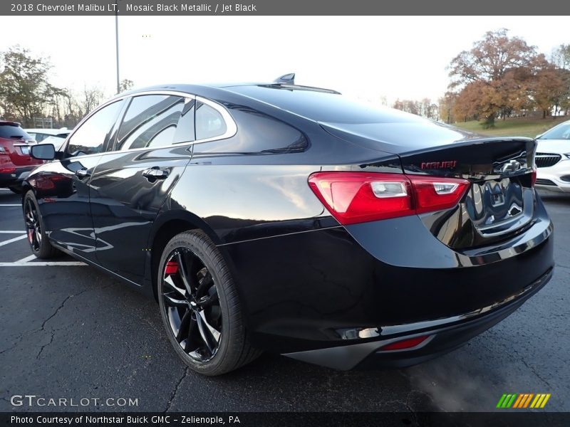 Mosaic Black Metallic / Jet Black 2018 Chevrolet Malibu LT