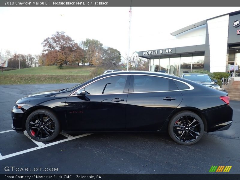 Mosaic Black Metallic / Jet Black 2018 Chevrolet Malibu LT