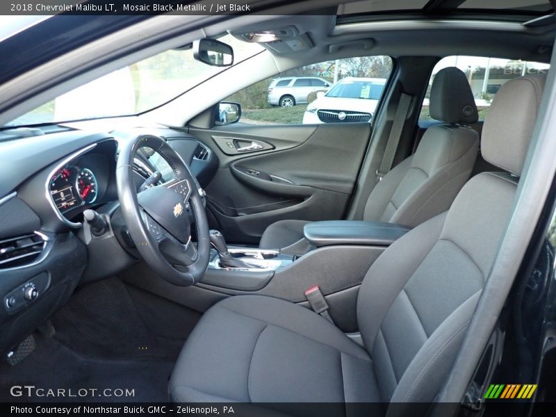 Mosaic Black Metallic / Jet Black 2018 Chevrolet Malibu LT