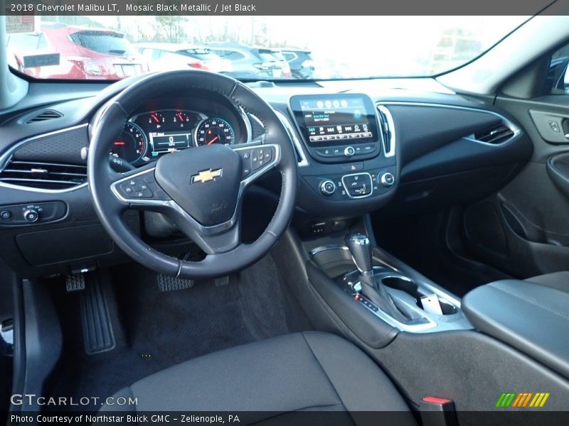 Mosaic Black Metallic / Jet Black 2018 Chevrolet Malibu LT