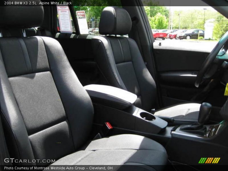 Alpine White / Black 2004 BMW X3 2.5i