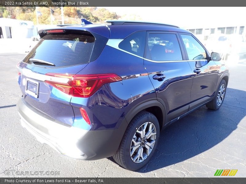 Neptune Blue / Black 2022 Kia Seltos EX AWD