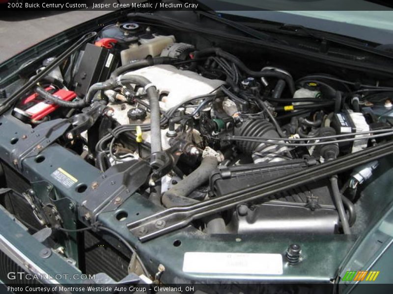 Jasper Green Metallic / Medium Gray 2002 Buick Century Custom
