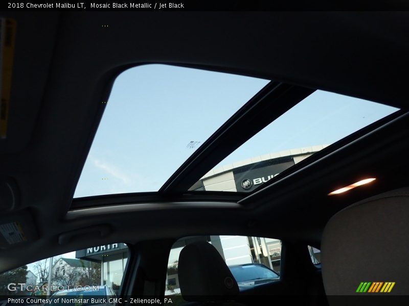 Mosaic Black Metallic / Jet Black 2018 Chevrolet Malibu LT