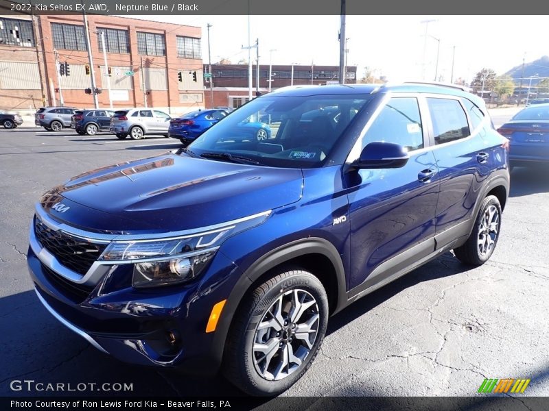 Neptune Blue / Black 2022 Kia Seltos EX AWD