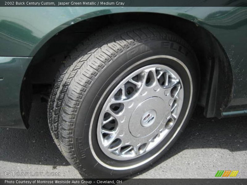 Jasper Green Metallic / Medium Gray 2002 Buick Century Custom