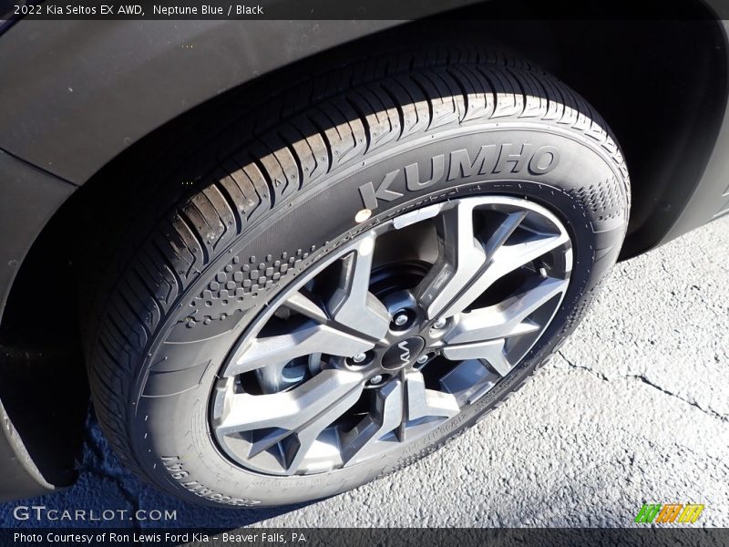 Neptune Blue / Black 2022 Kia Seltos EX AWD