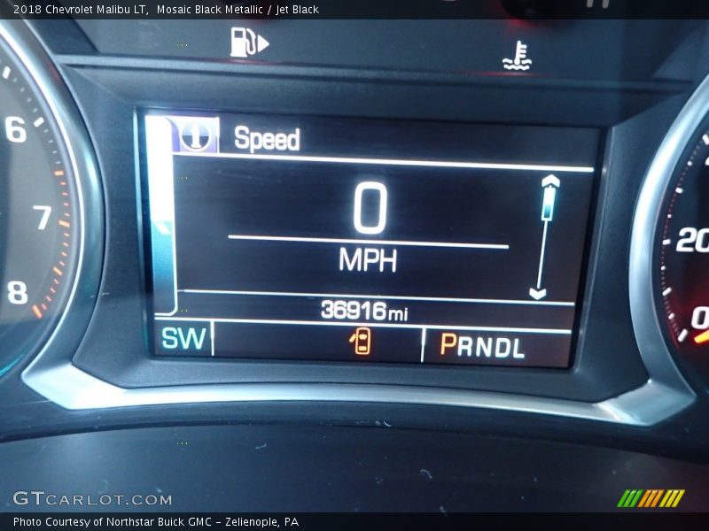 Mosaic Black Metallic / Jet Black 2018 Chevrolet Malibu LT