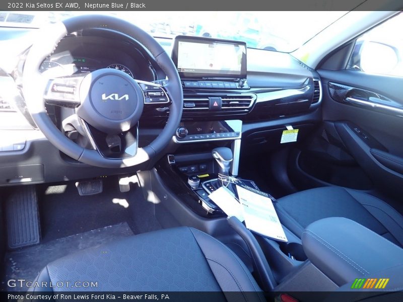 Neptune Blue / Black 2022 Kia Seltos EX AWD