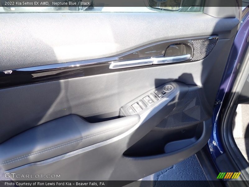 Neptune Blue / Black 2022 Kia Seltos EX AWD