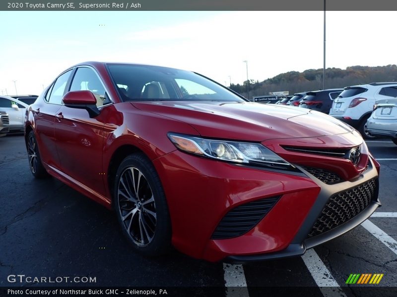 Supersonic Red / Ash 2020 Toyota Camry SE
