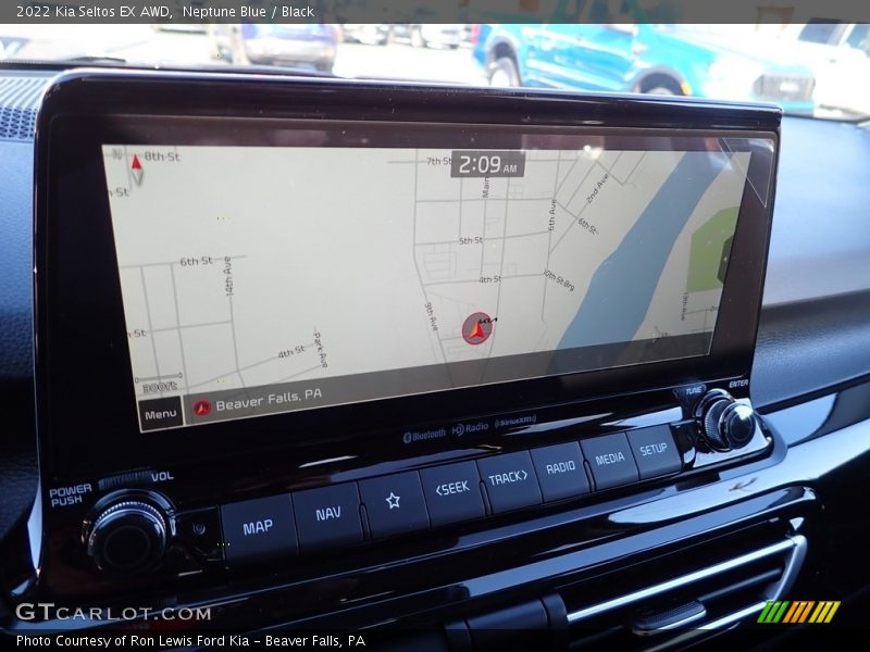 Neptune Blue / Black 2022 Kia Seltos EX AWD