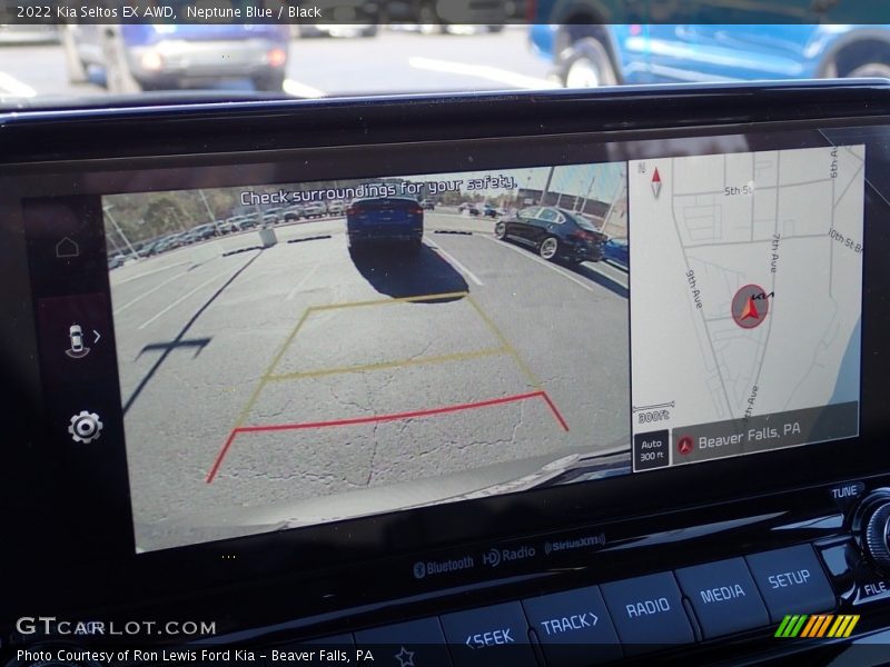Neptune Blue / Black 2022 Kia Seltos EX AWD