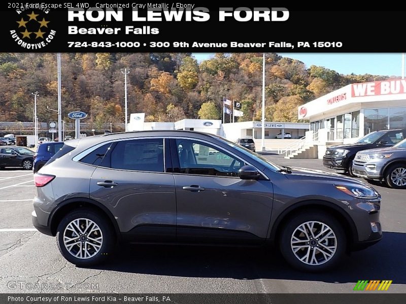 Carbonized Gray Metallic / Ebony 2021 Ford Escape SEL 4WD