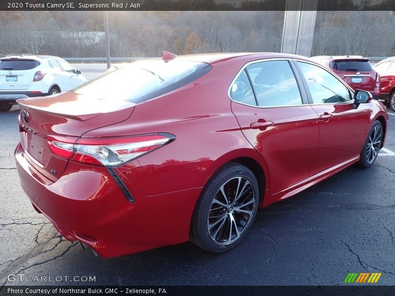 Supersonic Red / Ash 2020 Toyota Camry SE
