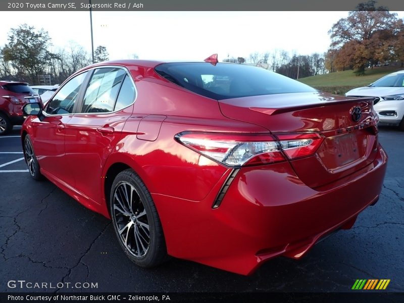 Supersonic Red / Ash 2020 Toyota Camry SE
