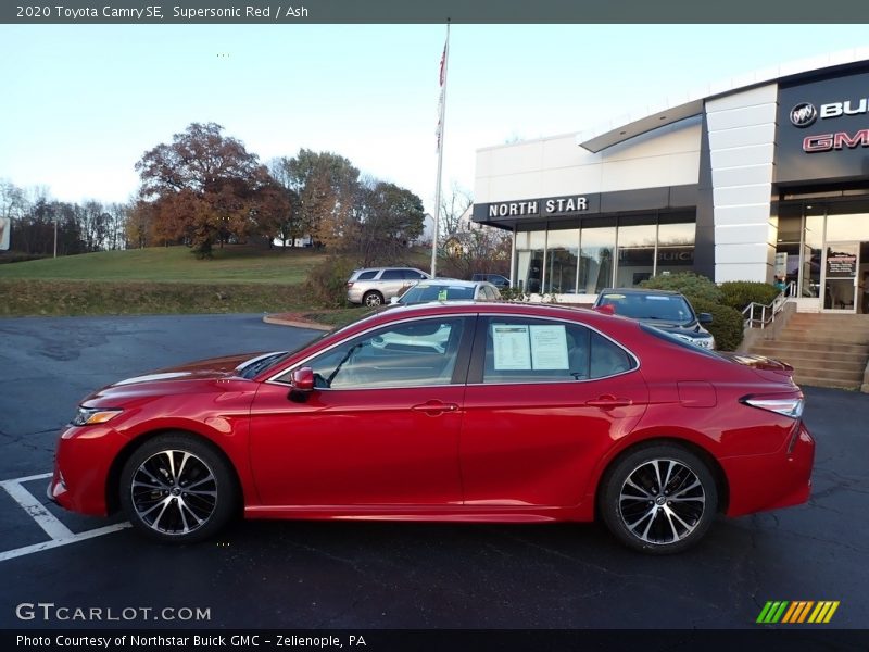 Supersonic Red / Ash 2020 Toyota Camry SE
