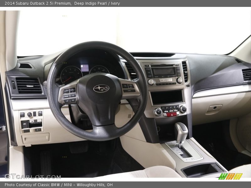 Deep Indigo Pearl / Ivory 2014 Subaru Outback 2.5i Premium